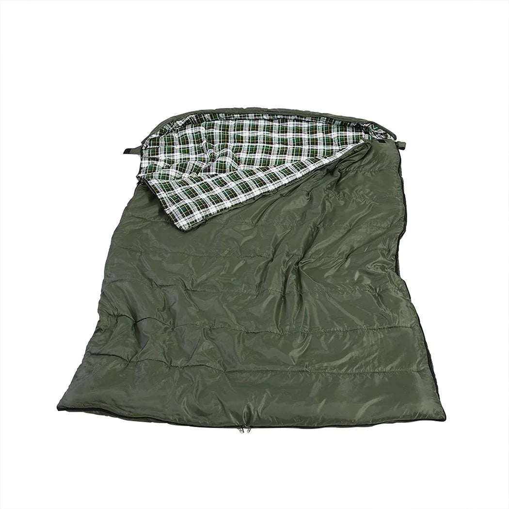 Mountview Sleeping Bag Double Bags Outdoor Camping Hiking Thermal -10?