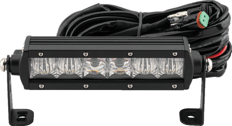 QuadBoss, QuadBoss 6.5-inch Single Row LED Light Bar - High-Intensity Combo Beam for Powersports Vehicles