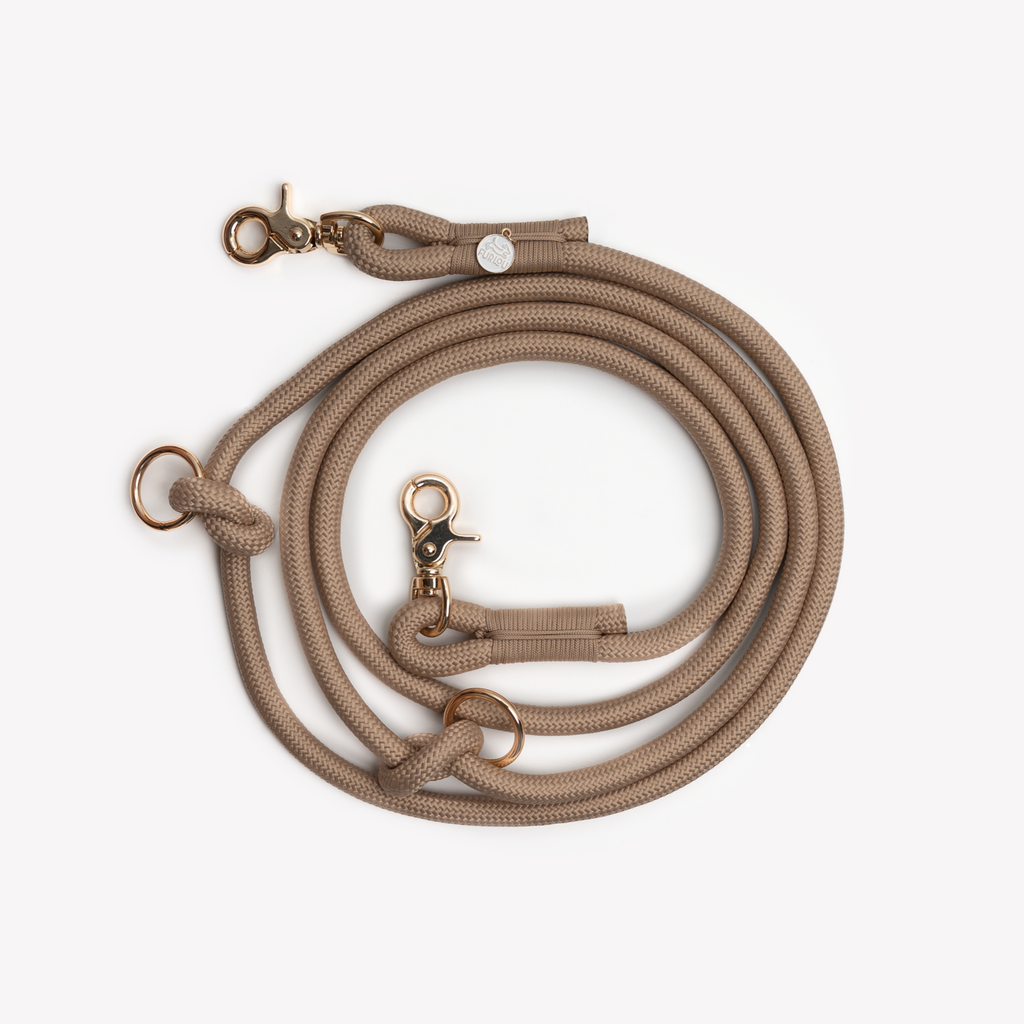 'Sand' - Hands Free Braided Leash
