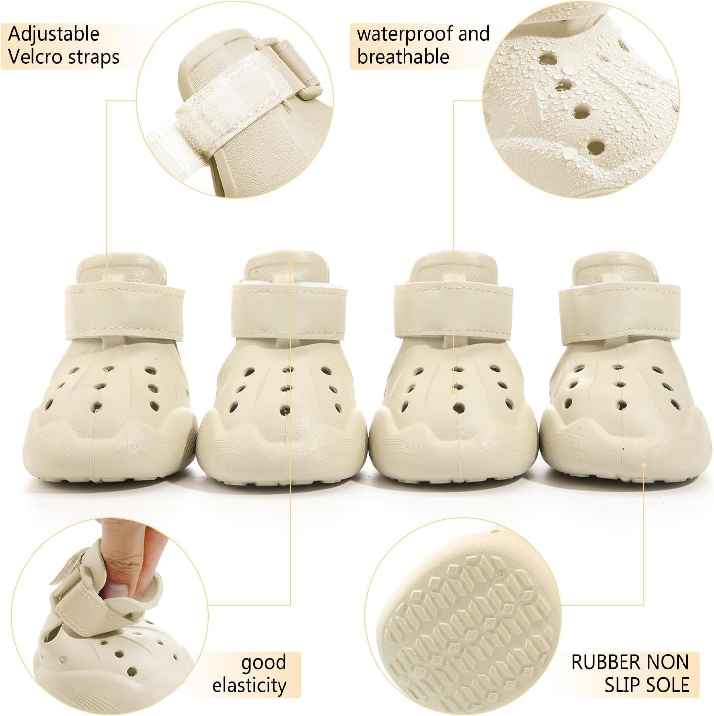 Croc-Style Dog Shoes