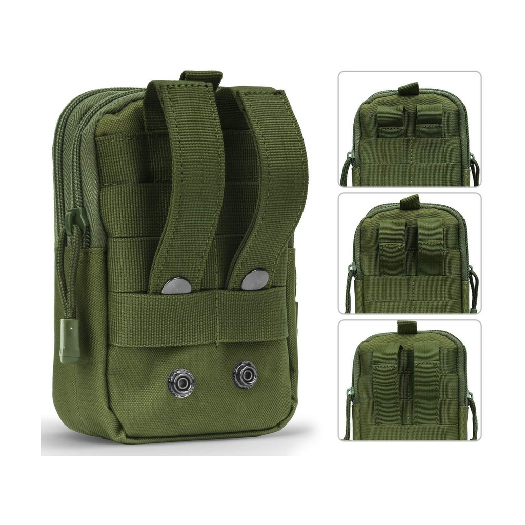 JupiterGear Tactical MOLLE Military Pouch Waist Bag for Hiking, Running and Outdoor Activities