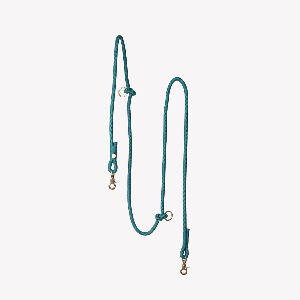 'Blue' - Hands Free Braided Leash