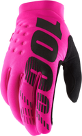 100% Brisker Gloves - Neon Pink - XL 10003-00028