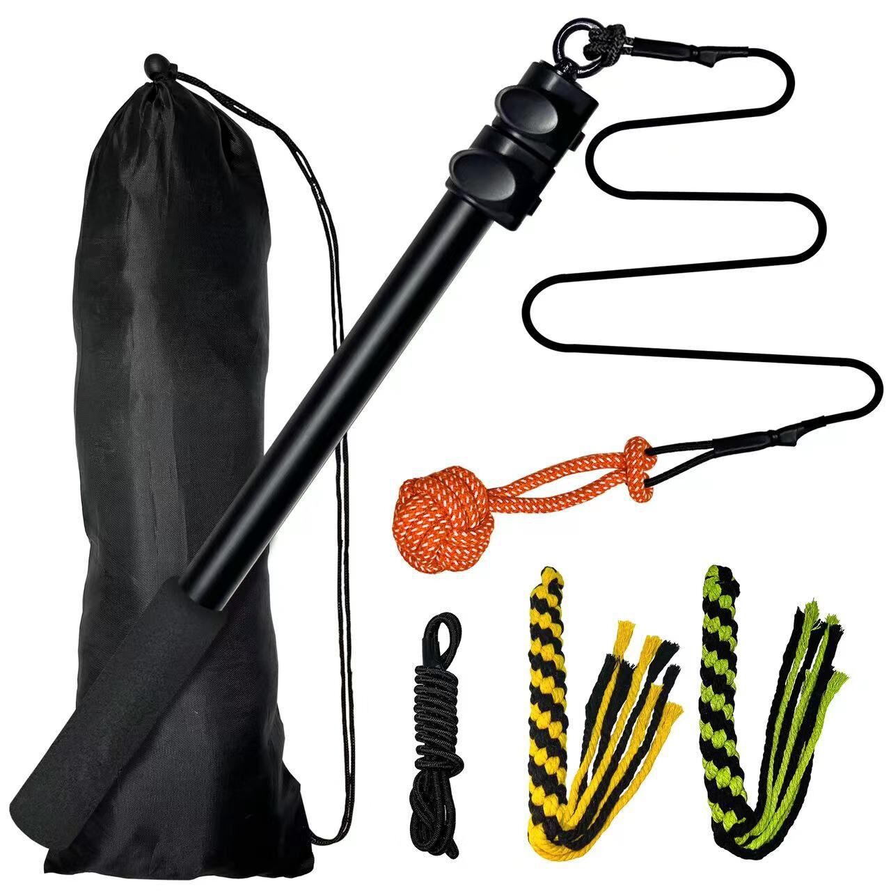 Telescopic Stick Dog Teasing Rod Toy Pet