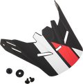 Z1R, Z1R Youth Rise Visor Kit for Evac Helmets - Matte Black, Red & White