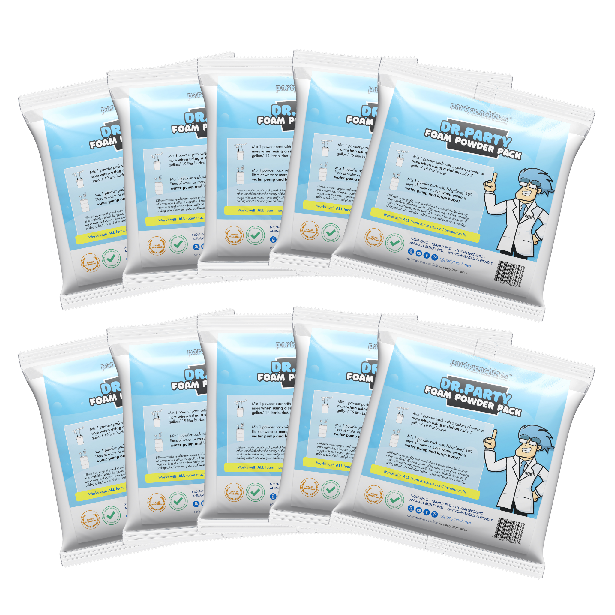 FOAM POWDER PACKS - Buy more - Works with FOAMO