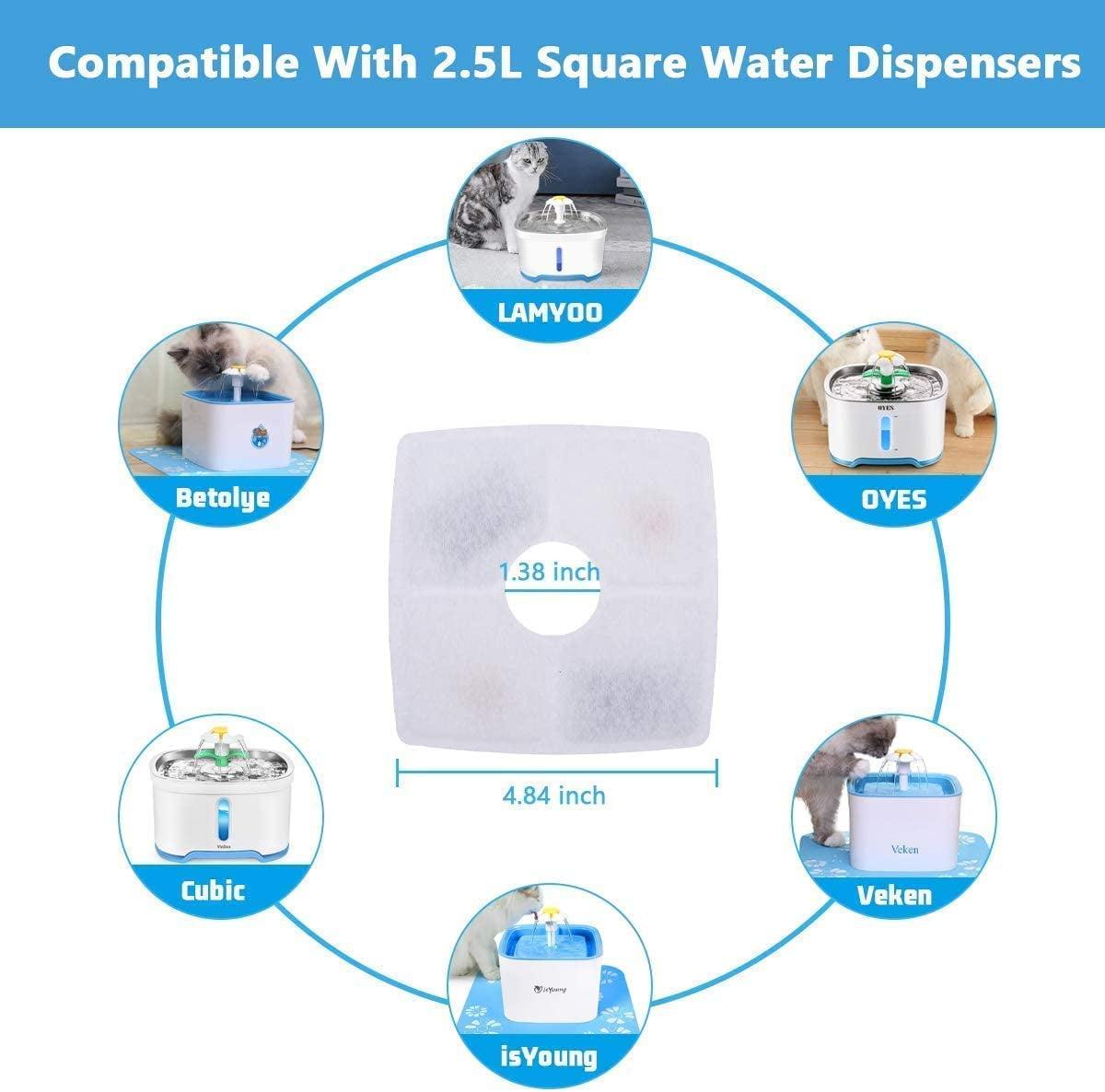12 packs Cat Water Fountain Filter