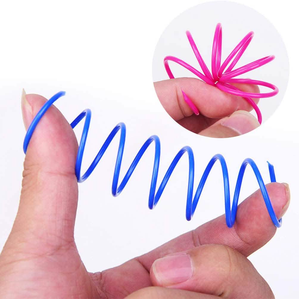 12-Piece: Cat Coil Spring Toy
