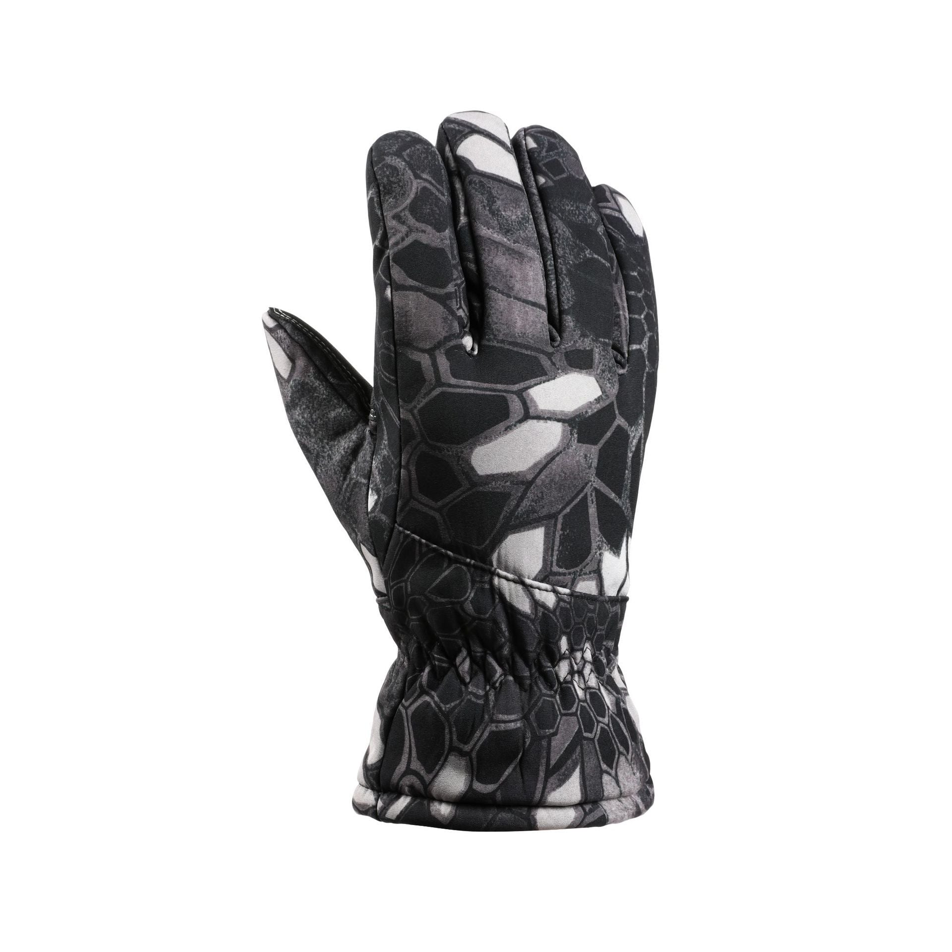 Autumn And Winter Fleece-lined Thickened Camouflage Tactics Ski Warm Gloves