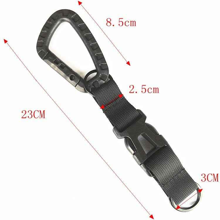 Tactical Backpack Keychain with Belt Hanging Buckle for Easy Access