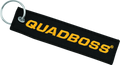 QuadBoss, QuadBoss Ripcord Keychain with Embroidered Logo - Durable Powersports Accessory