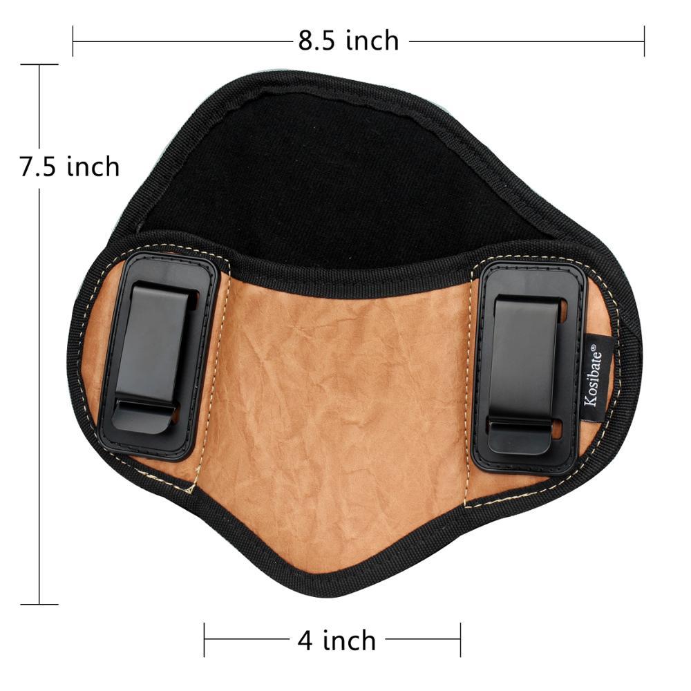 Inside the Waist Holster with Comfortable Backing for Ultimate Concealment