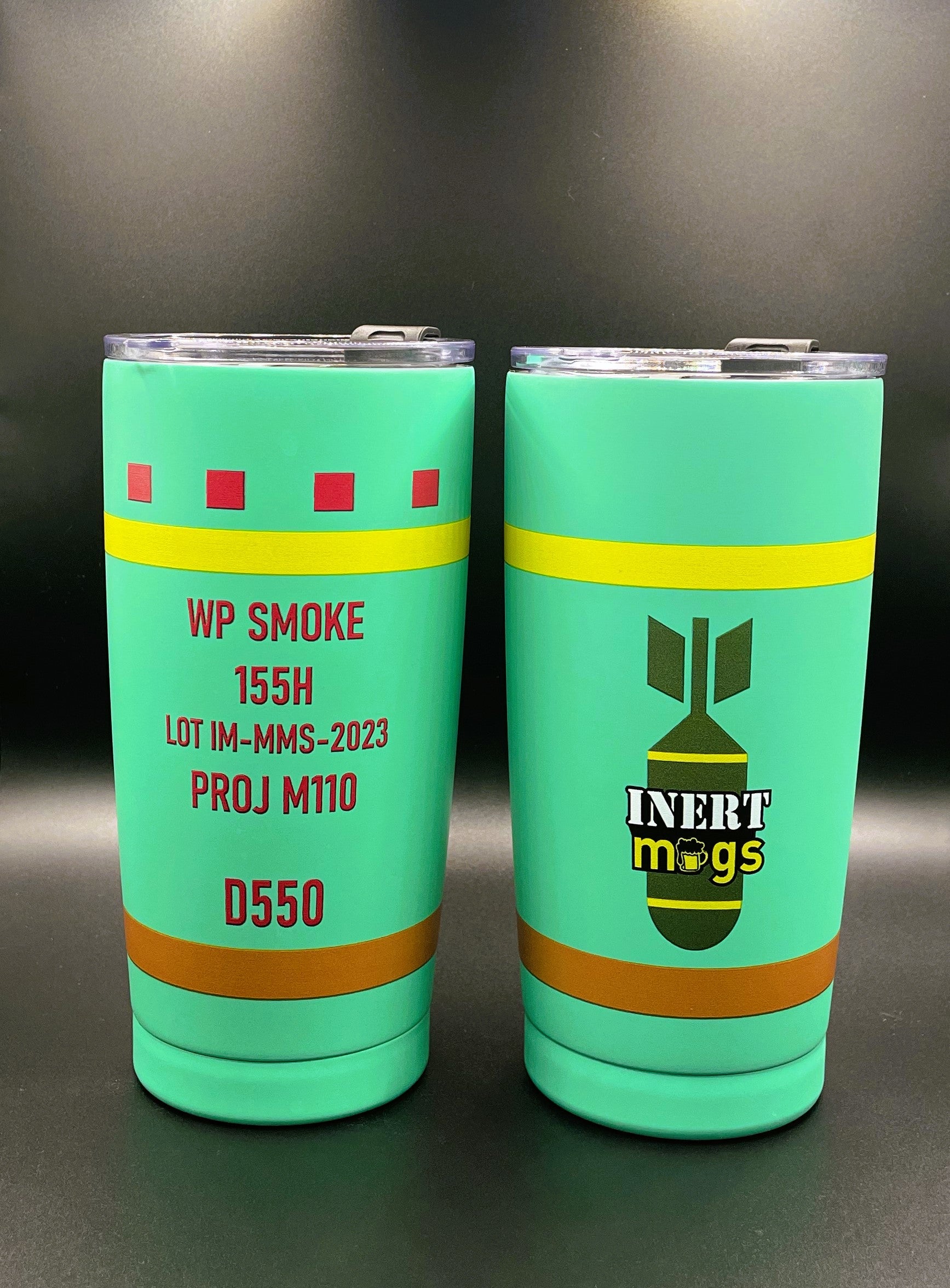 20oz 155mm Artillery Tumbler (WP) – Military Inspired Insulated Drinkware