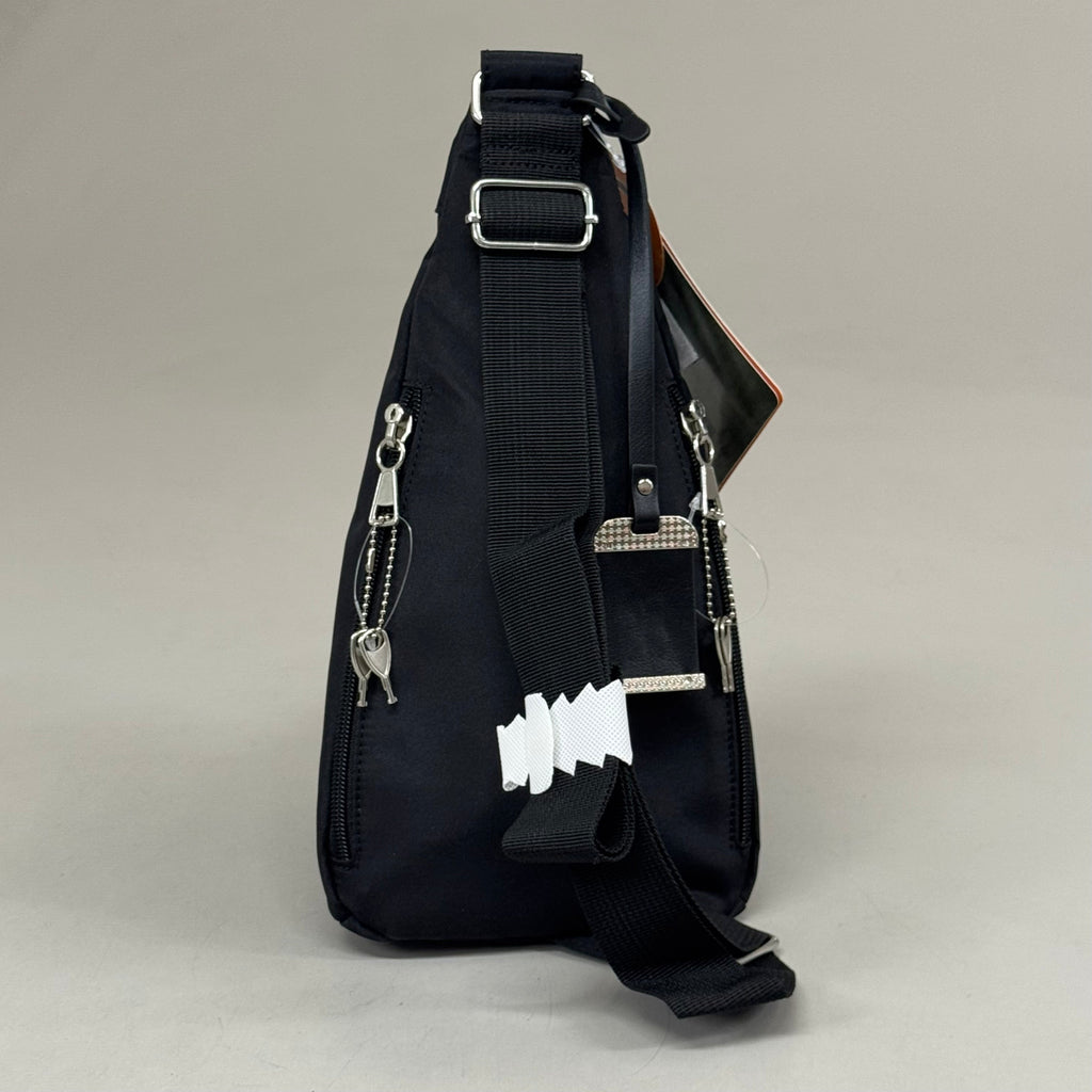 BULLDOG CASES Sling Bag W/ Gun Holster 14"x7"x5" Black
