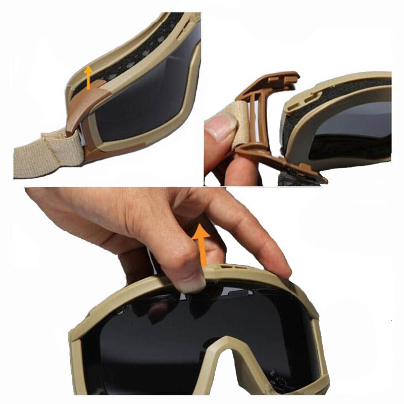 Outdoor Tactical Desert Goggles for Maximum Eye Protection