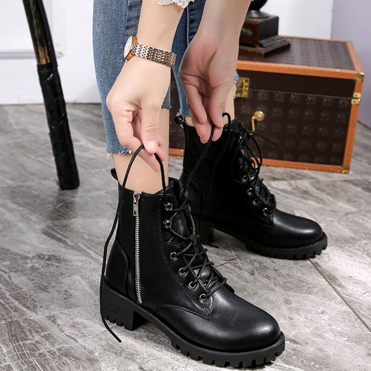 Ladies Vintage Combat Boots - Stylish and Durable Footwear for Every Occasion