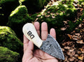 Best Knife for Field Dressing with Engraved Bone Handle – Custom Damascus Steel Skinning Knife