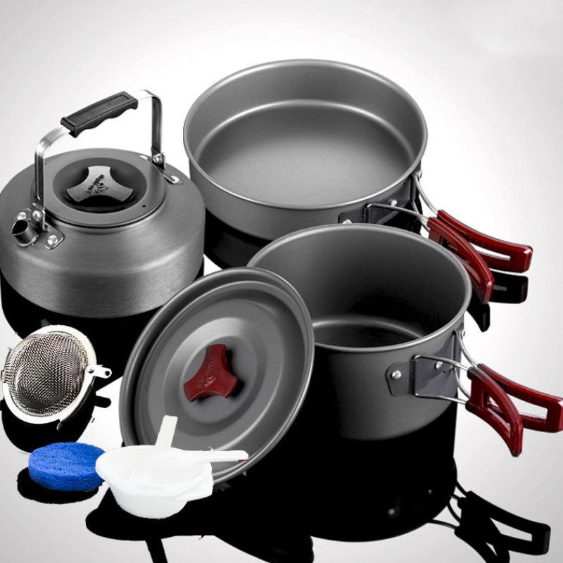 Picnic Cookware Set - Camping Pot Set for Outdoor Adventures