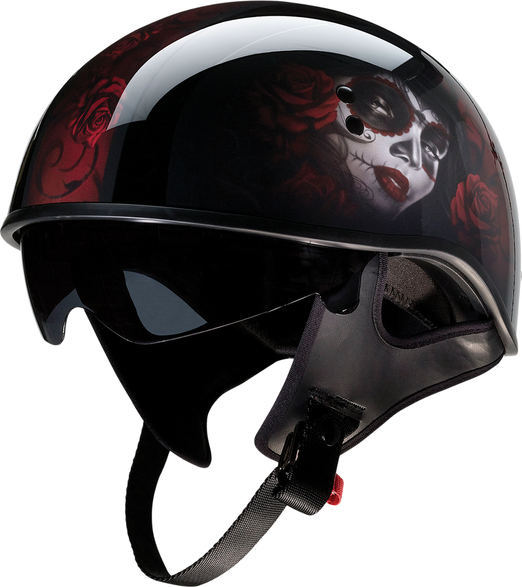 Z1R, Z1R Vagrant Helmet - Red Catrina, Black/Red, XL - Part Number 0103-1317