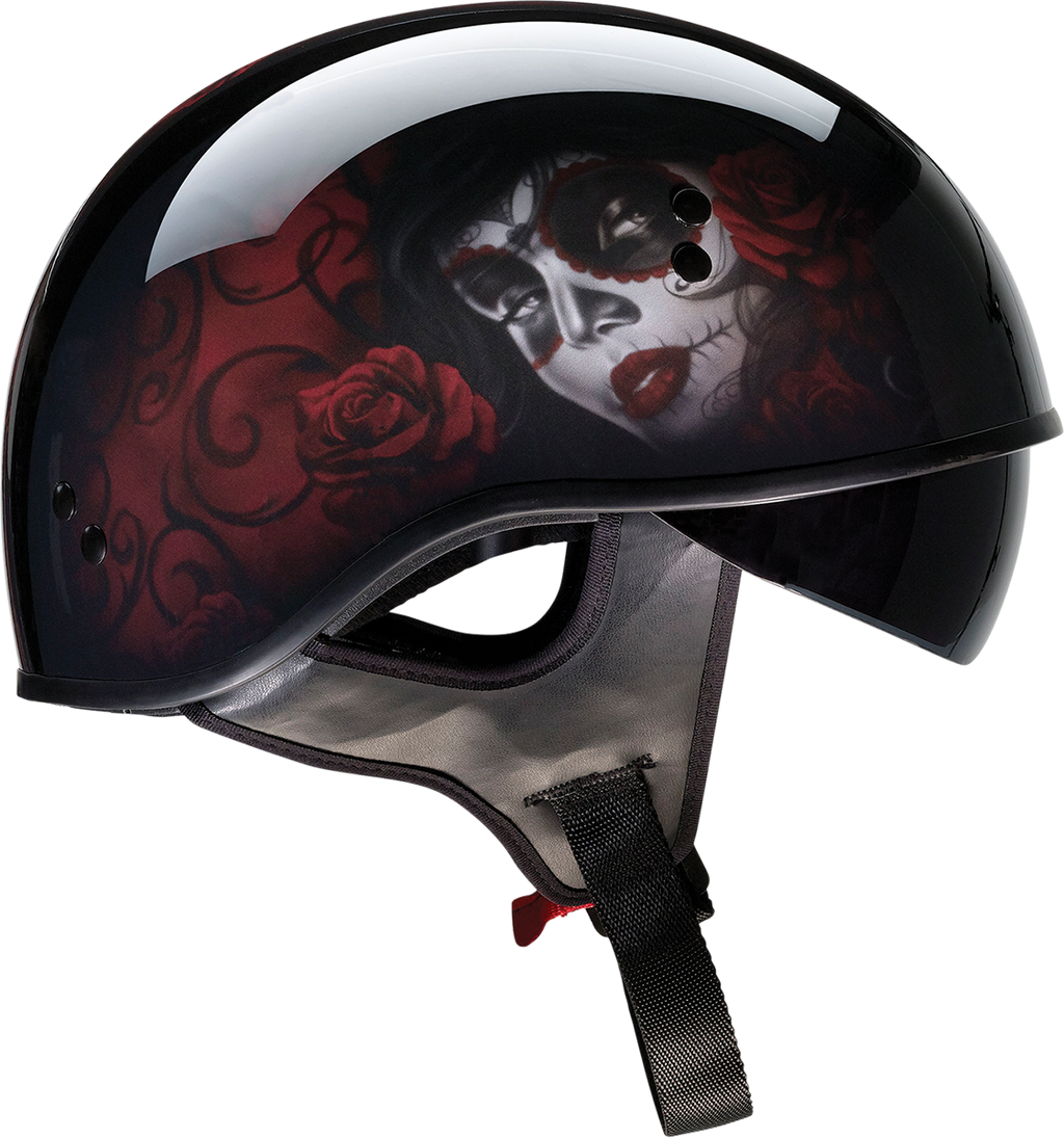 Z1R, Z1R Vagrant Helmet - Red Catrina, Black/Red, XL - Part Number 0103-1317