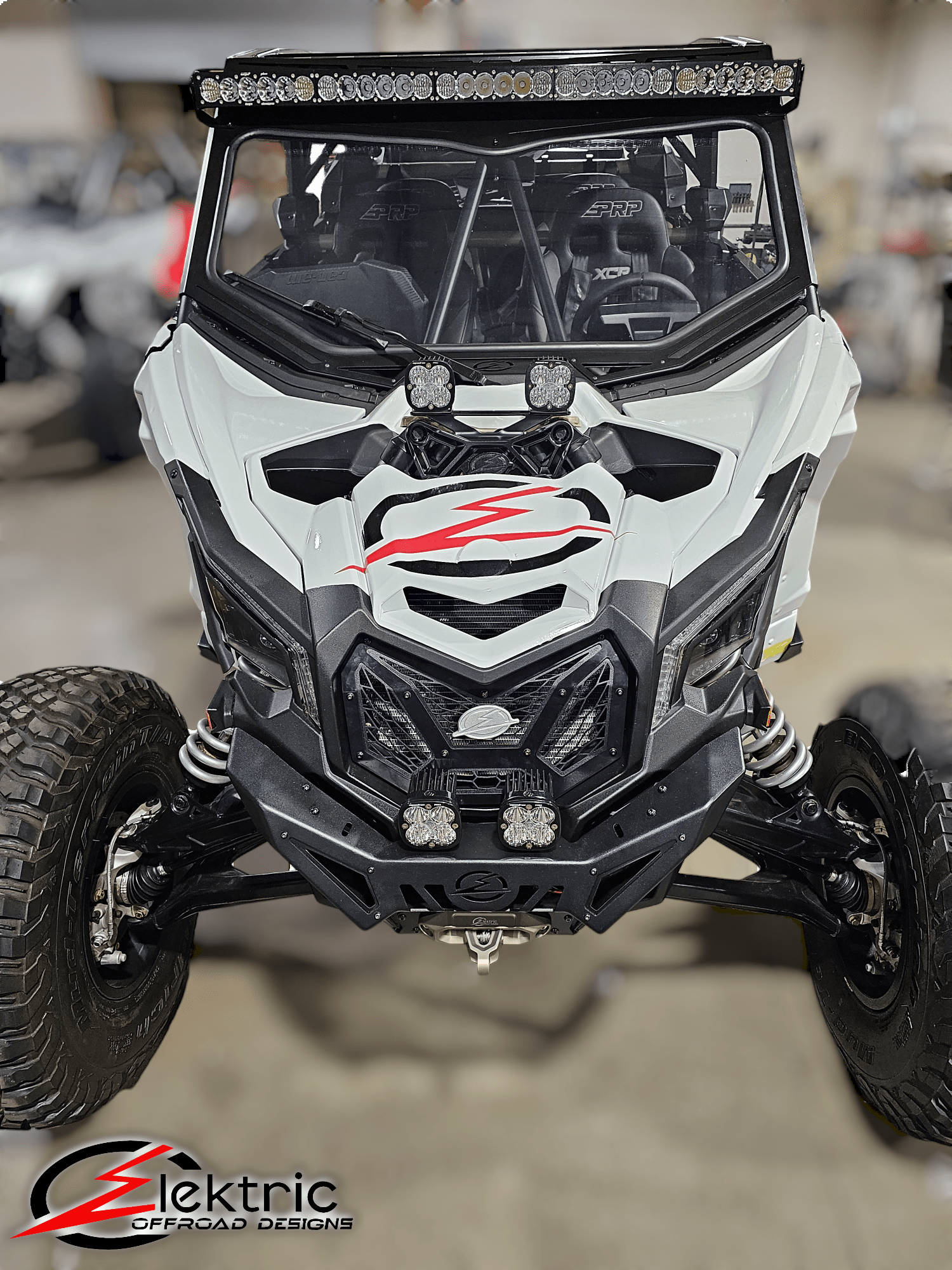 Elektric Offroad Upper Shock Mount Brace & light mount for Can-Am X3