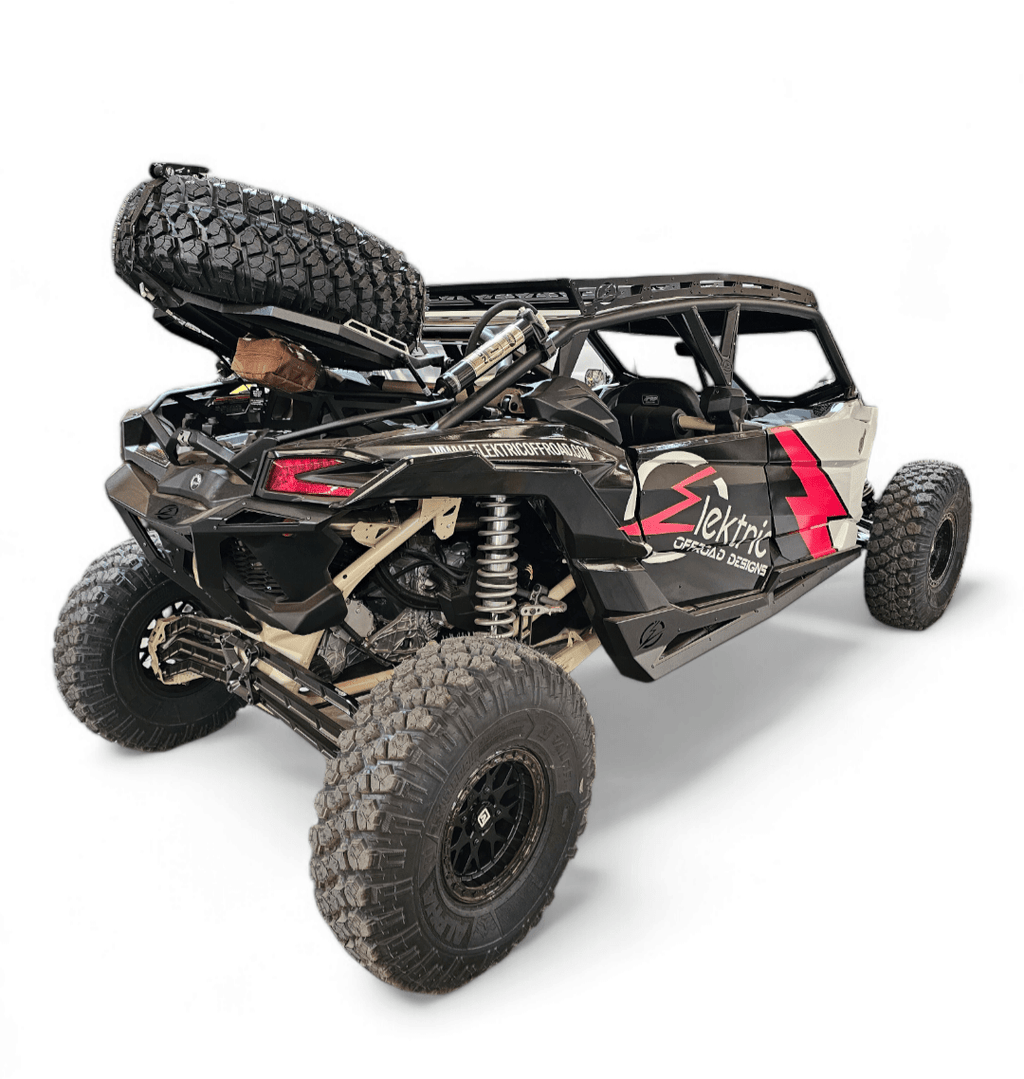 Elektric Offroad Volt Series Baja Spare Tire Rack for 2017+ Can-Am X3