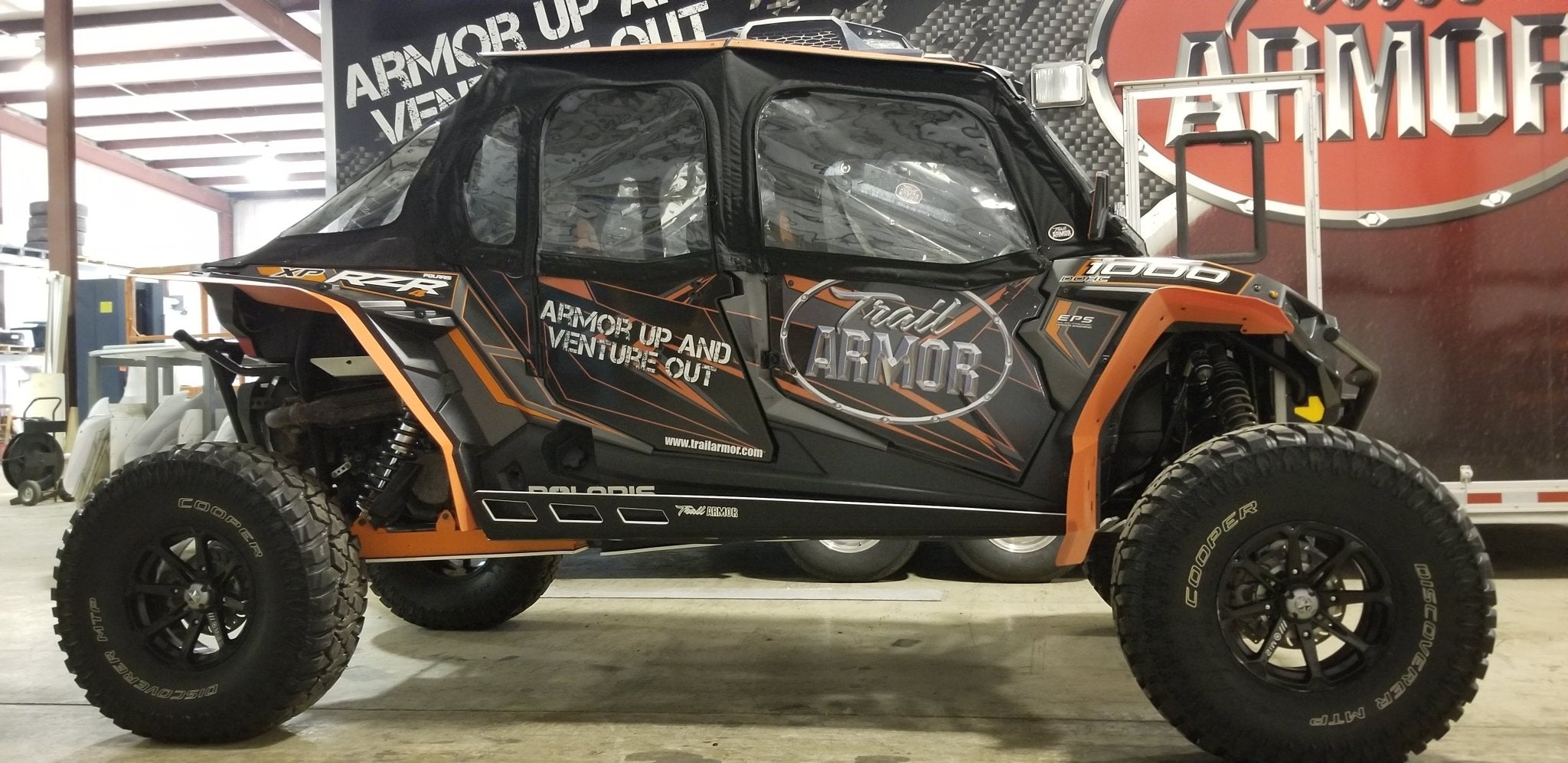 Trail Armor Mud Flap Extensions / Fender Flares for 14-18 Polaris RZR XP 1000 / XP Turbo
