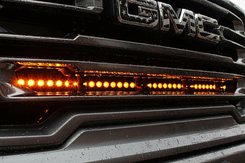 2019+ GMC Sierra 1500 Single 40in Light Bar - SLIM
