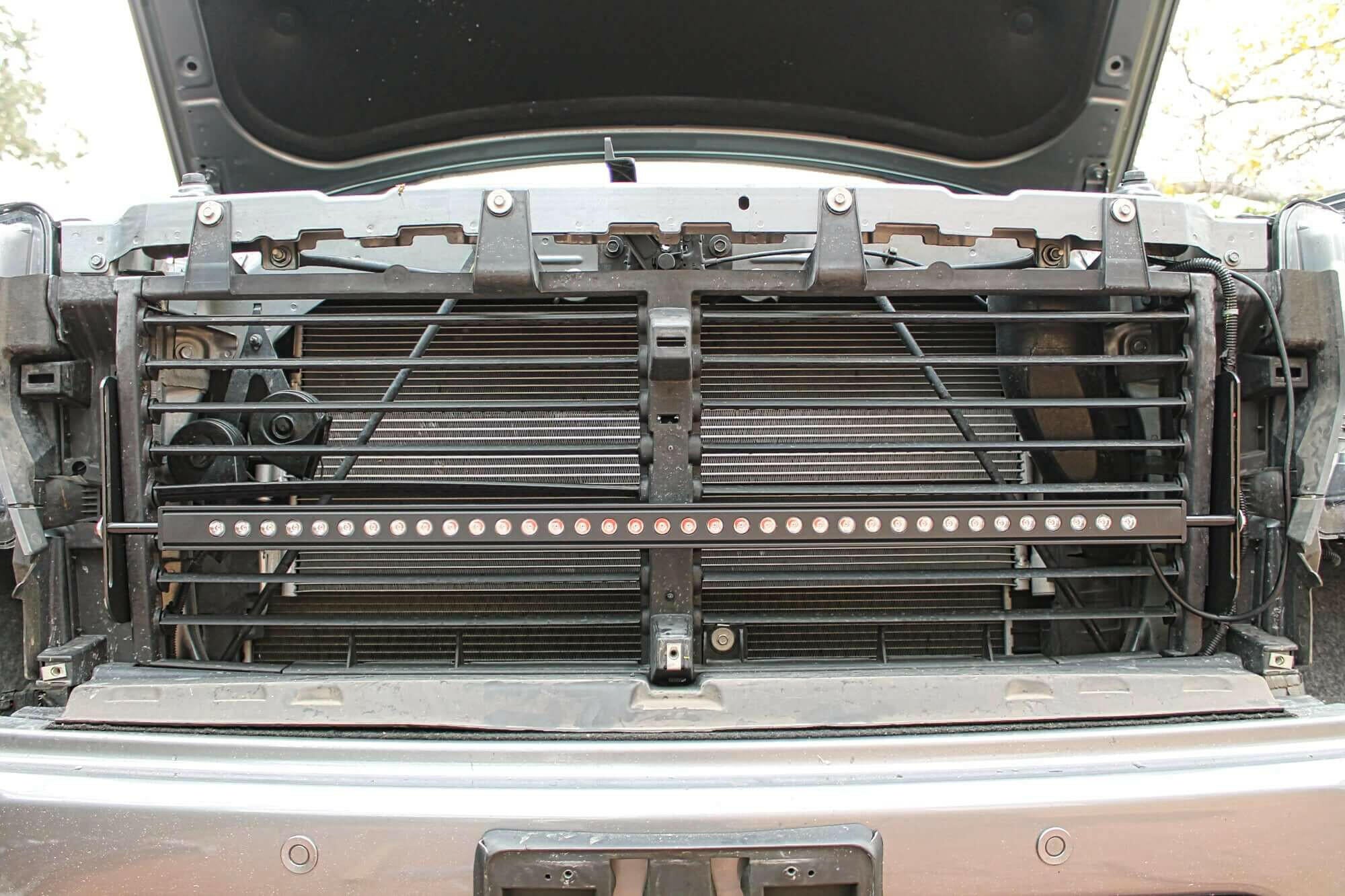 2019+ GMC Sierra 1500 Single 40in Light Bar - SLIM