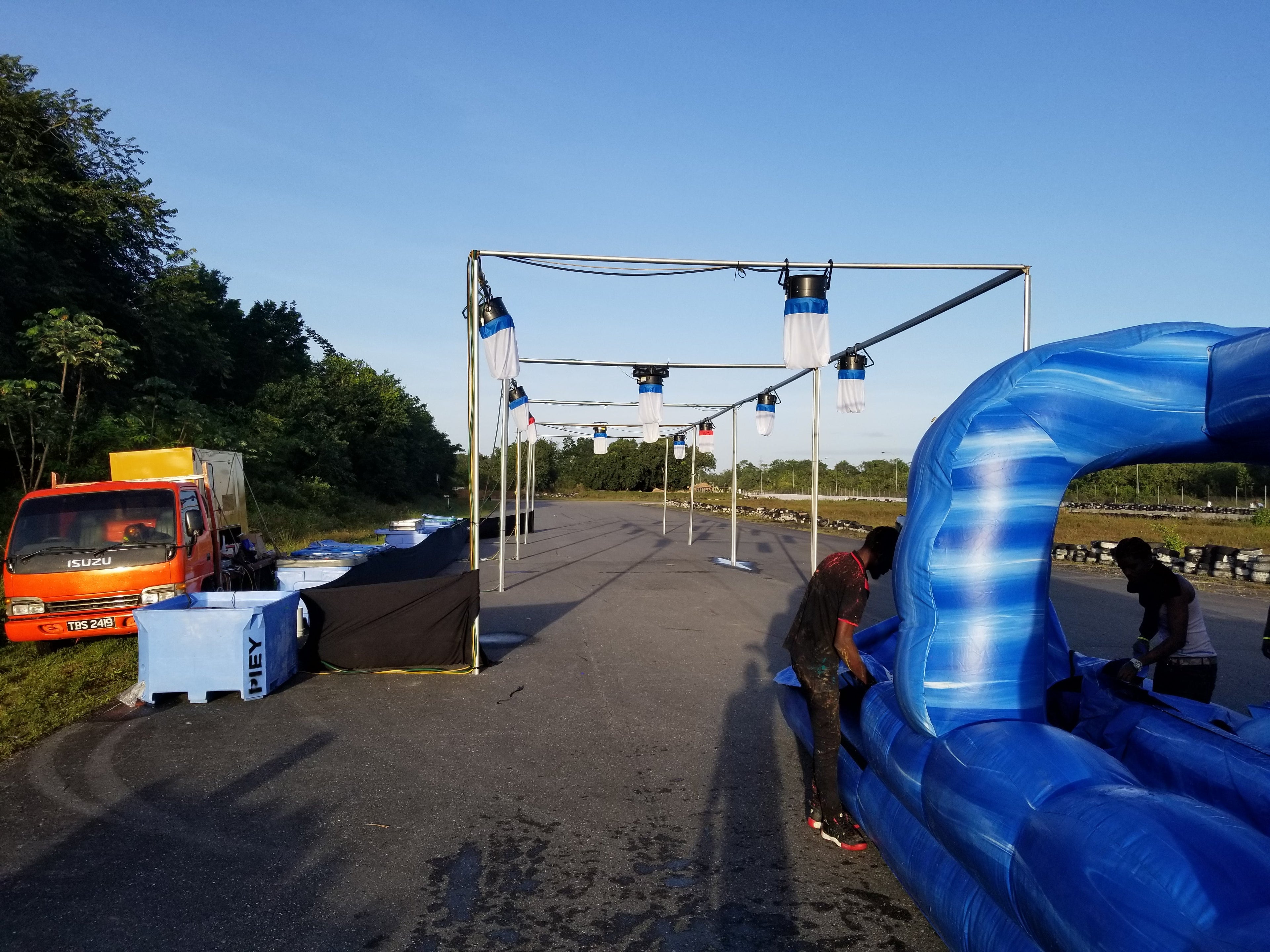 Sky Dancer Inflatable Foam Machine Mesh Sock