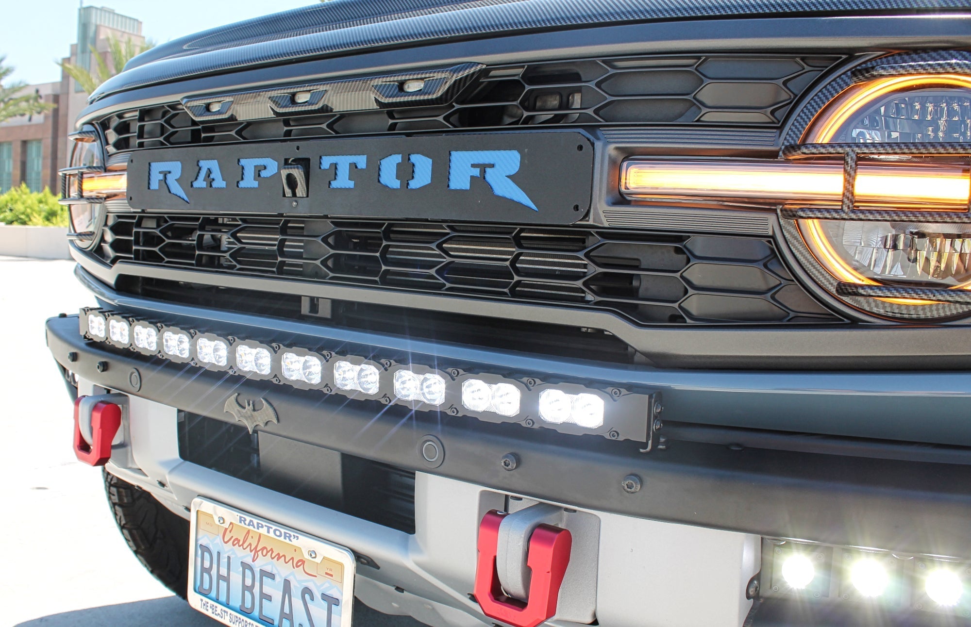2021+ Ford Bronco Modular Bumper Curved 40in Light Bar - PRO