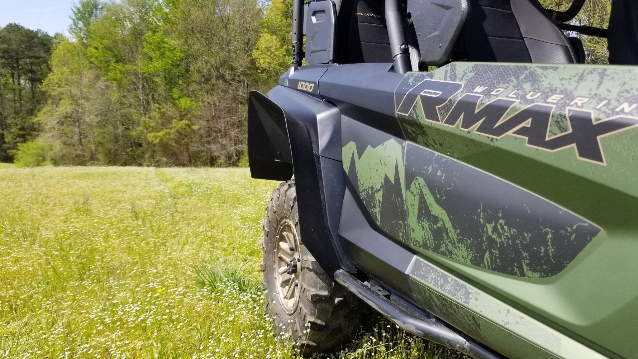 Trail Armor Mud Flap Fender Extensions for 2021+ Yamaha Wolverine RMAX 4
