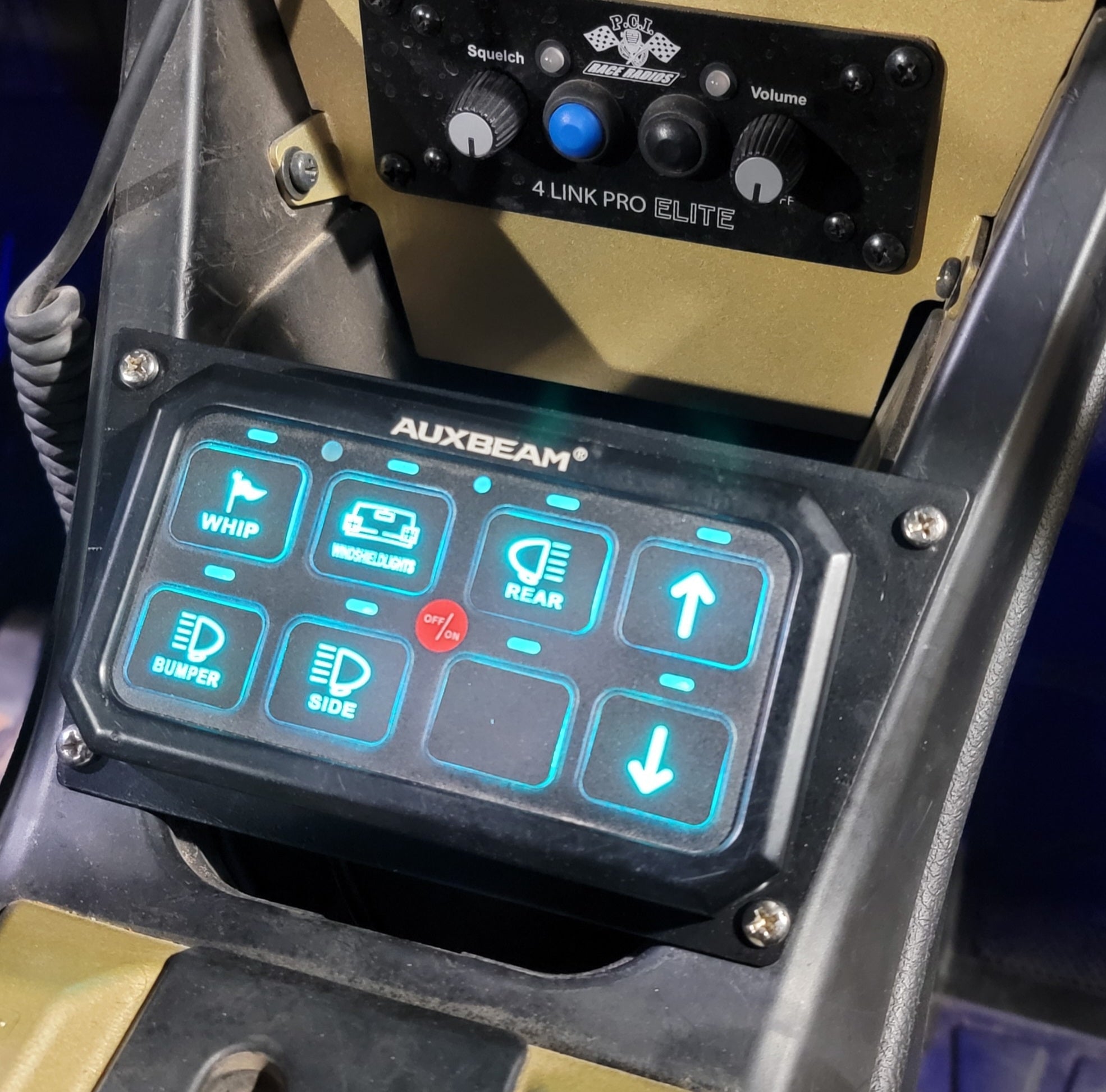 Switch Pros / Auxbeam Switch Panel Mount Plate for Polaris RZR Pro XP / Turbo R / Pro R