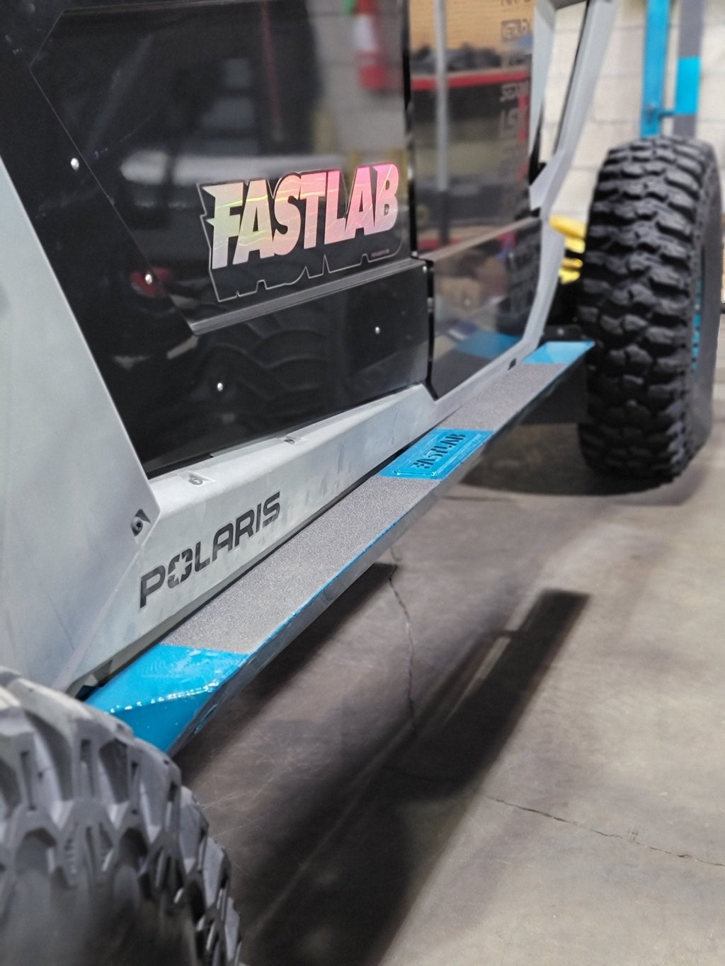 FastLab UTV Rock Slider Steps for Polaris RZR Pro R / Turbo R / Pro XP 4 Seat