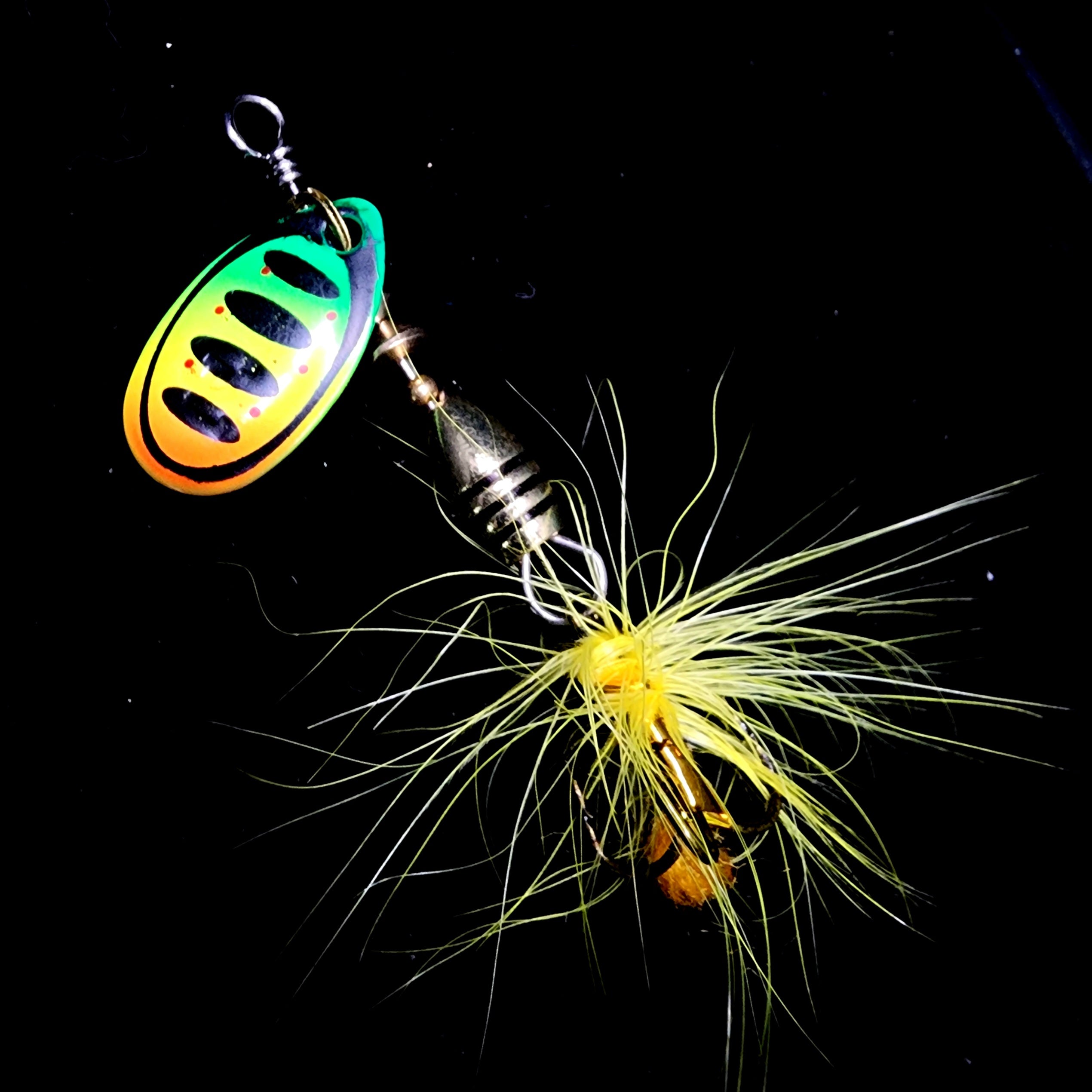 1/8oz Tungsten Inline Spinner "The Spin-N-Grin"