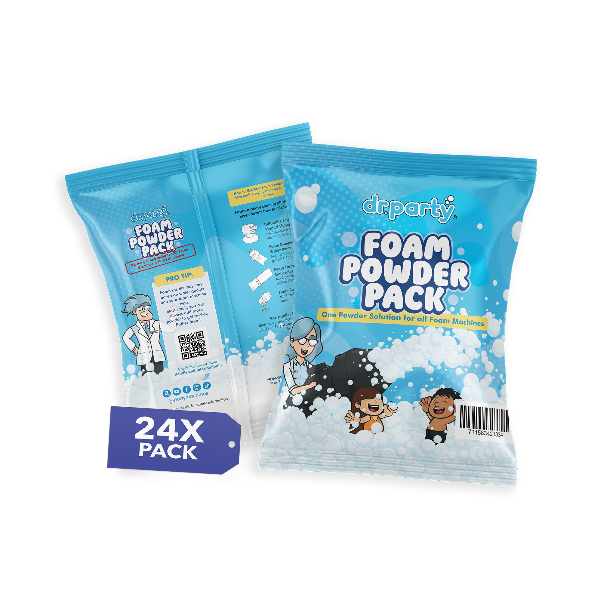 FOAM POWDER PACKS - Buy more - Works with FOAMO