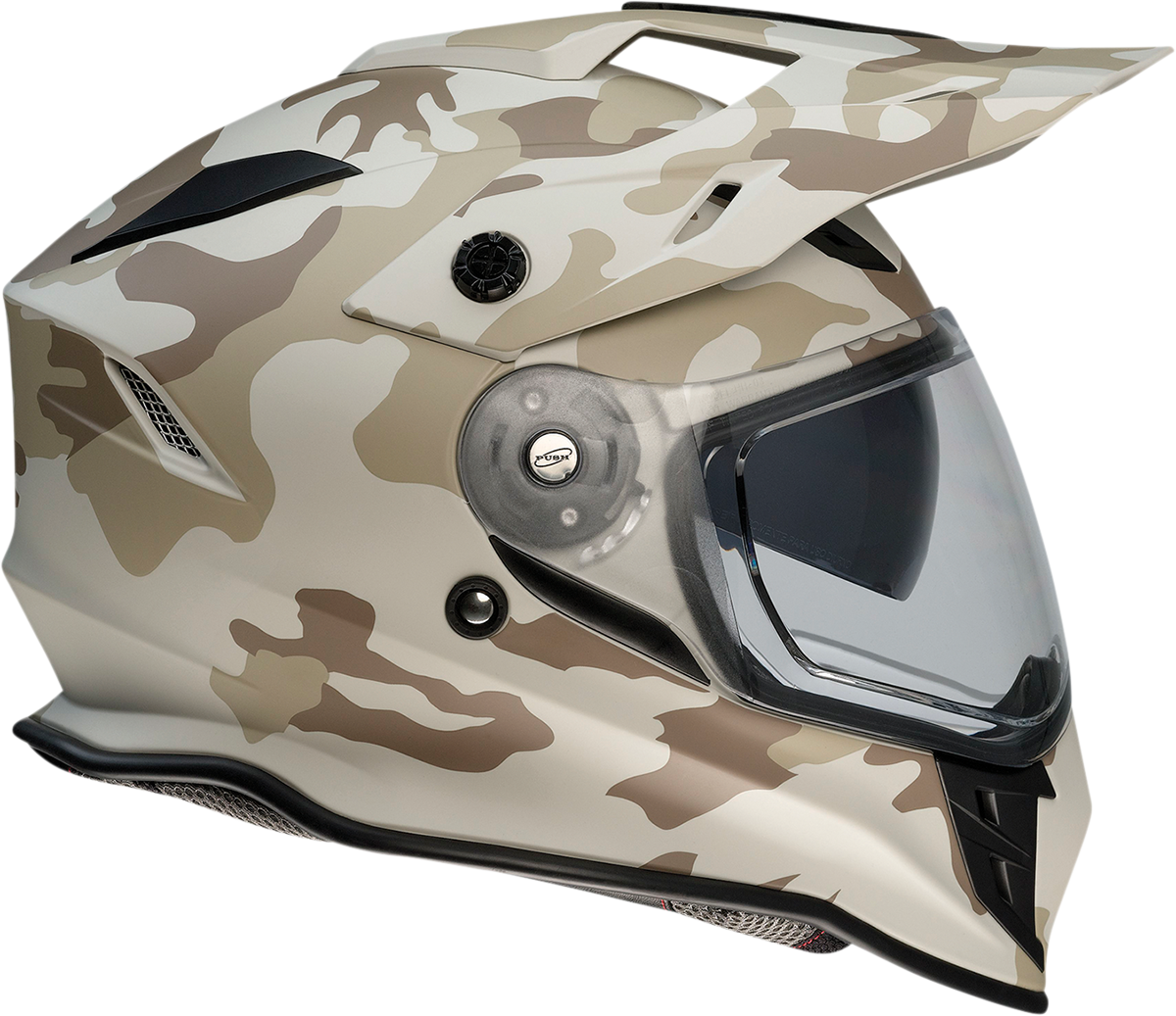 Z1R, Z1R Range Helmet - Camo Desert Medium with Polycarbonate Shield and Drop-Down Sun Visor