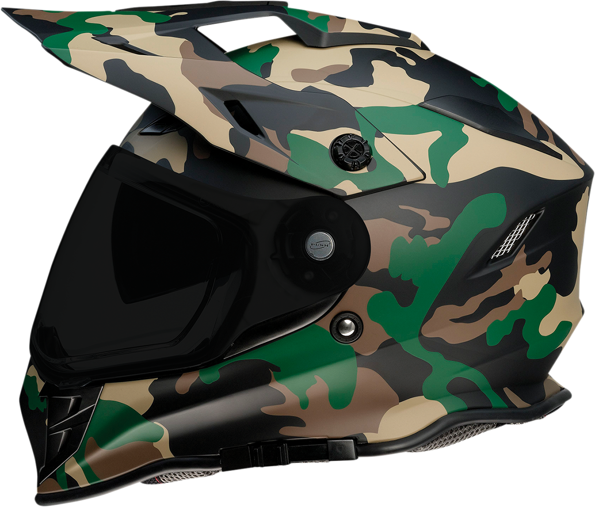 Z1R, Z1R Range Camo Woodland Motorcycle Helmet - 2XL (Part No. 0140-0086)