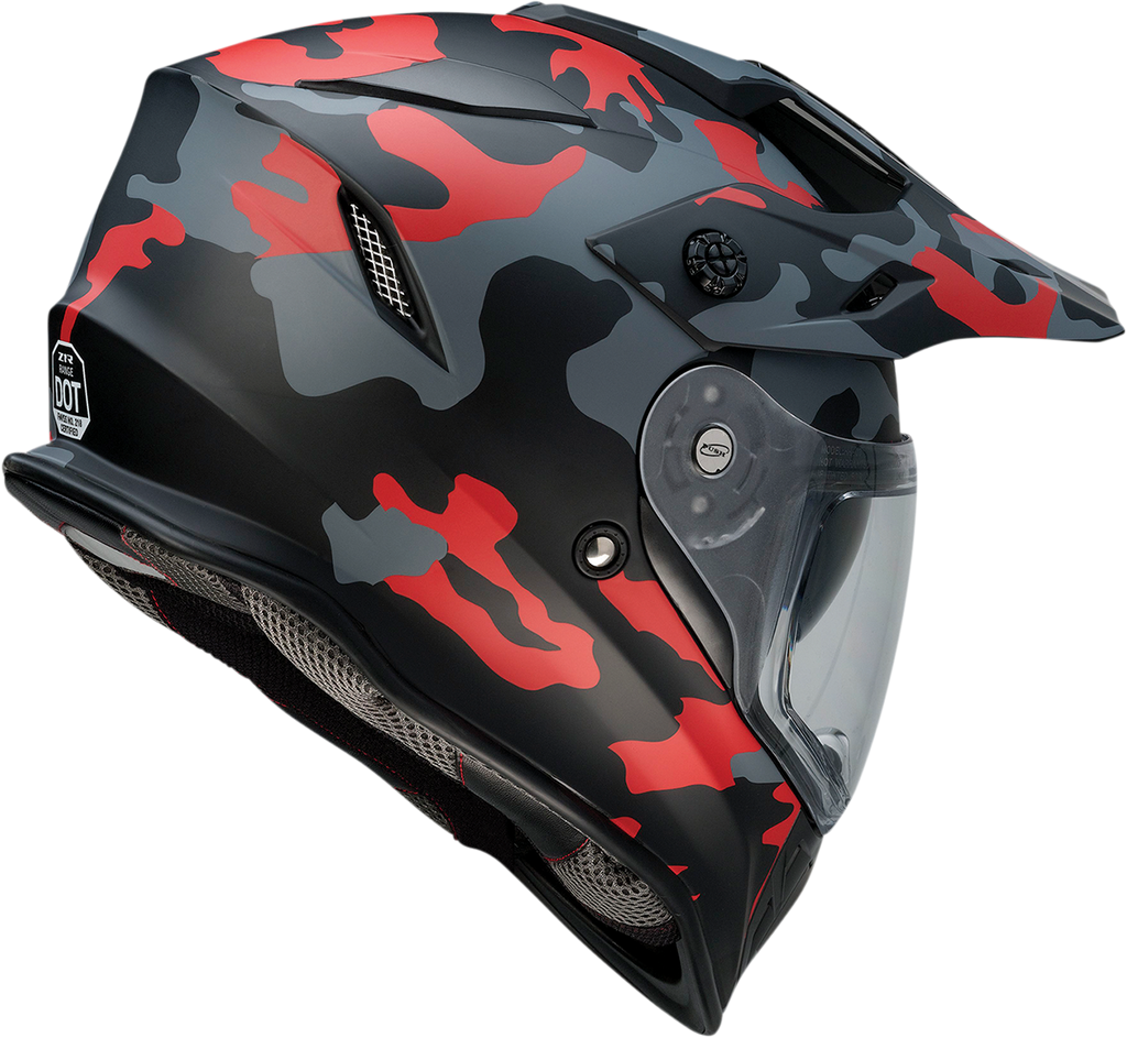 Z1R, Z1R Range Helmet in Camo Red with 2XL Fit - Part Number 0140-0098