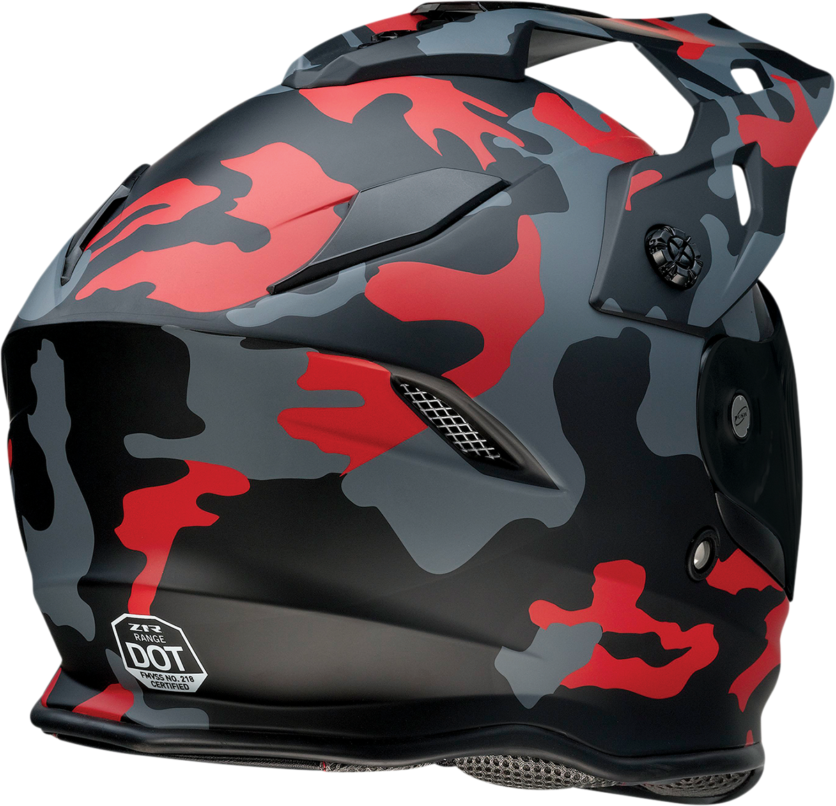 Z1R, Z1R Range Helmet - Camo Red, Model 0140-0095, Medium Size