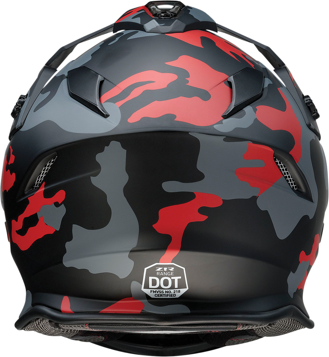 Z1R, Z1R Range Helmet in Camo Red with 2XL Fit - Part Number 0140-0098