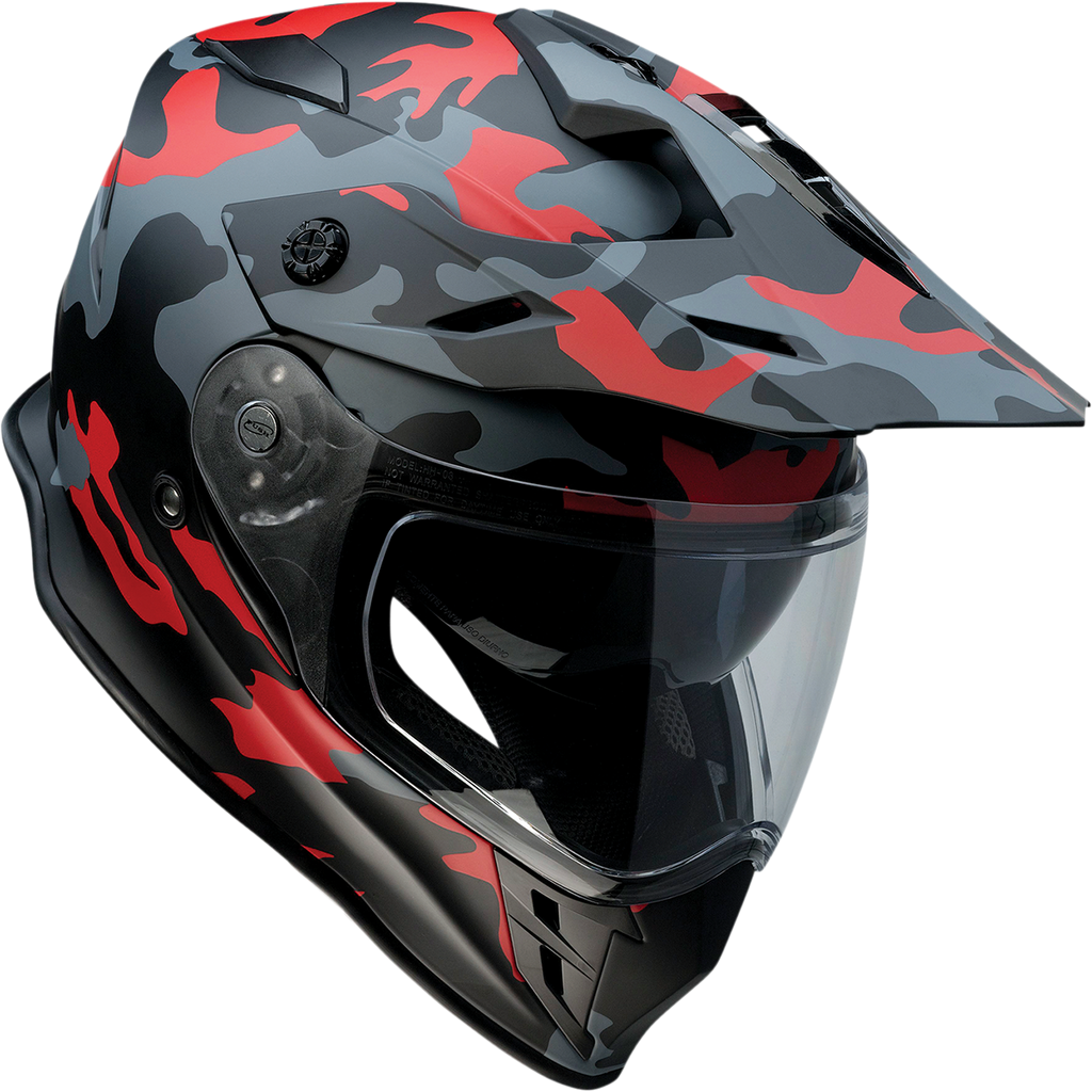 Z1R, Z1R Range Helmet in Camo Red with 2XL Fit - Part Number 0140-0098