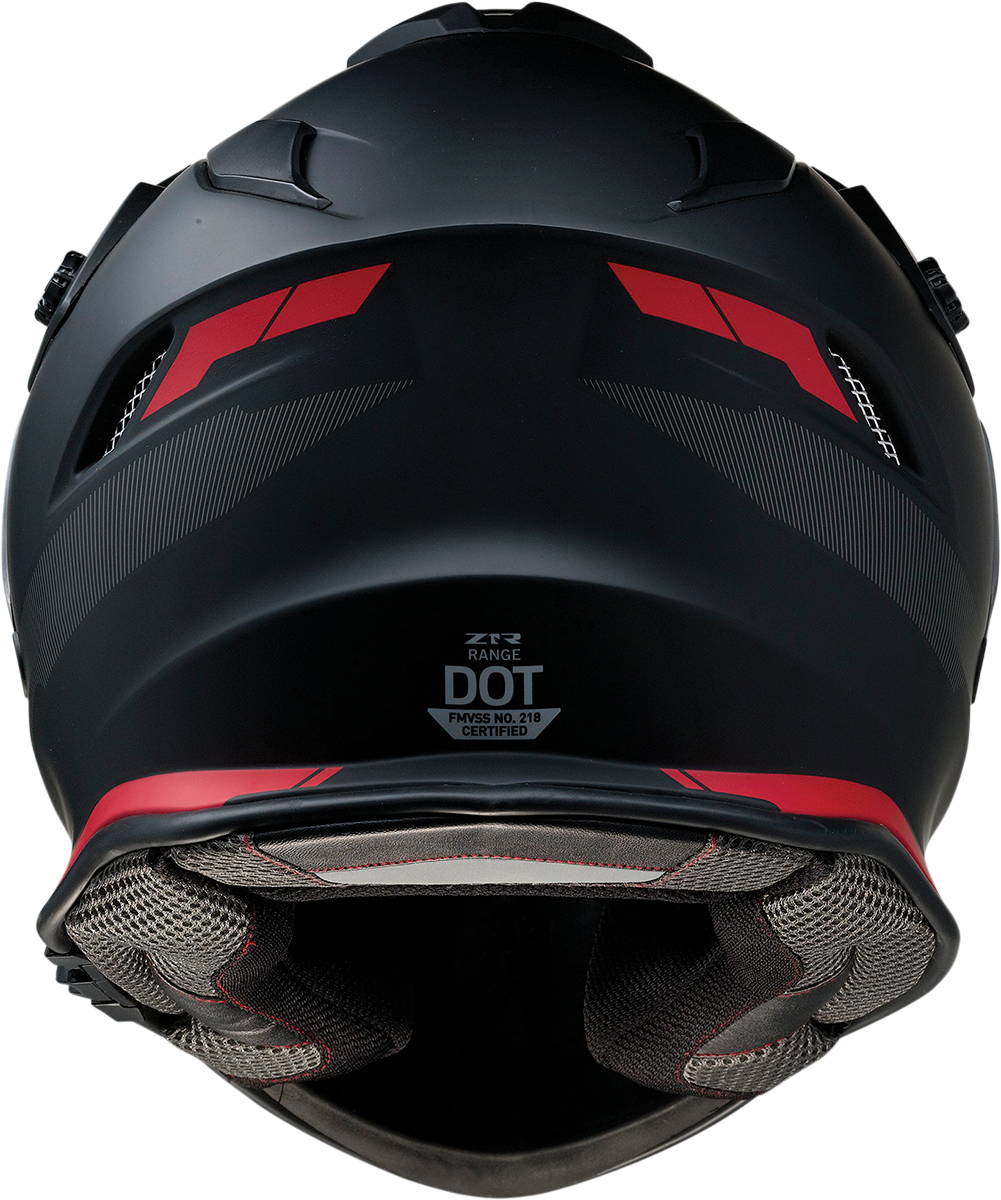 Z1R, Z1R Range Helmet - Uptake Black/Red Medium 0140-0015 by Z1R