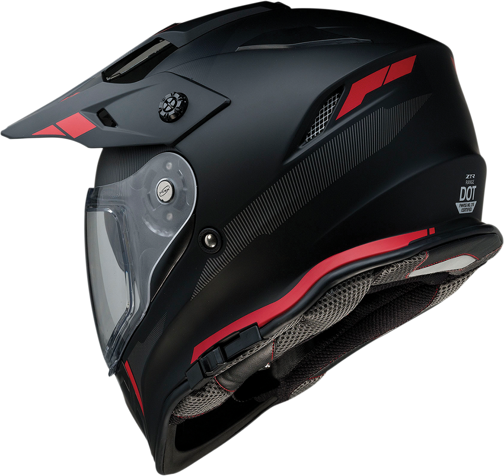 Z1R, Z1R Range Helmet - Uptake Black/Red Medium 0140-0015 by Z1R