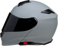 Z1R, Z1R Solaris Modular Helmet Primer Gray 3XL with Smoke Shield - Part 0101-14021