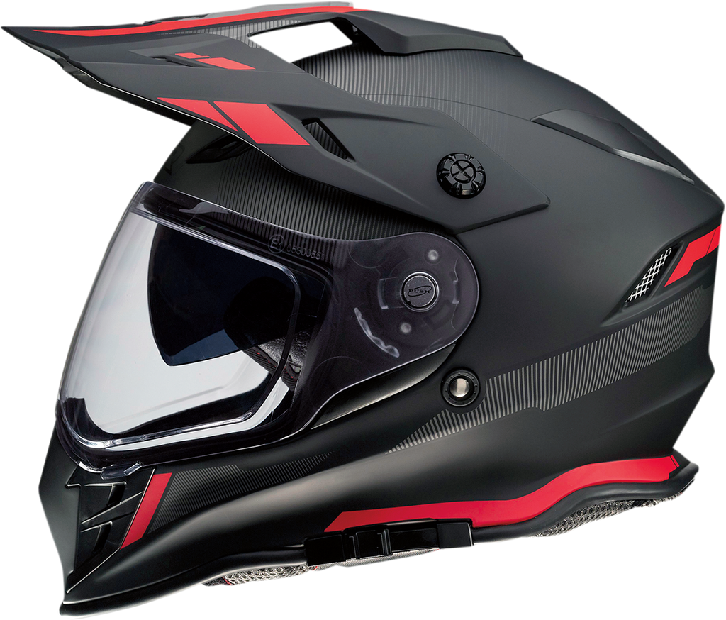 Z1R, Z1R Range Helmet - Uptake Black/Red - Large (Part No. 0140-0016)