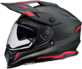 Z1R, Z1R Range Helmet - Uptake Black/Red - Large (Part No. 0140-0016)