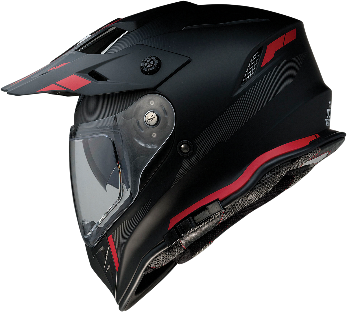 Z1R, Z1R Range Helmet - Uptake Black/Red - Large (Part No. 0140-0016)
