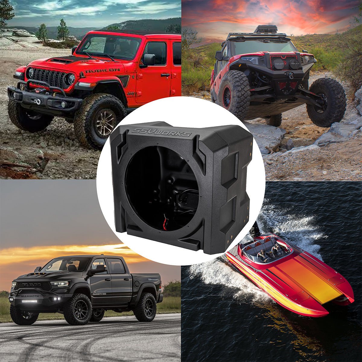 10" Universal Sub Box Enclosure