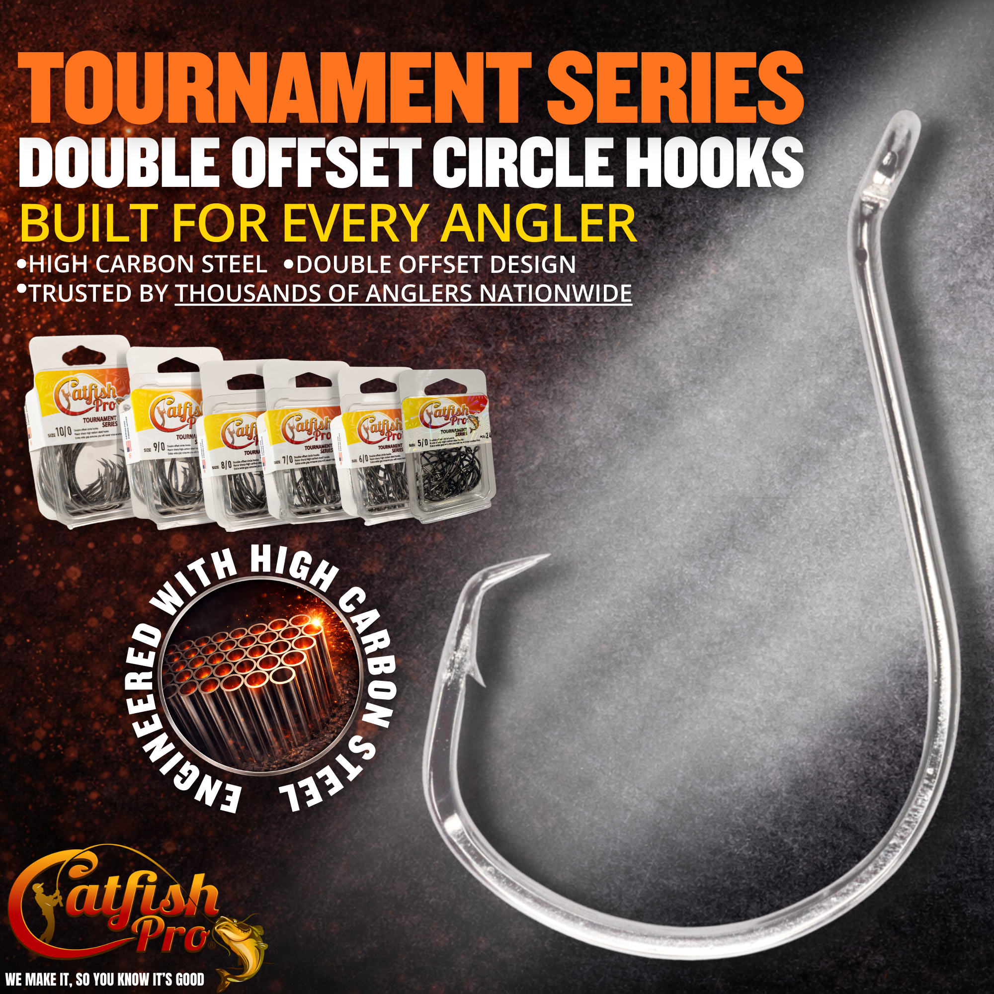 Double Offset Circle Hooks 10/0 - Value Pack